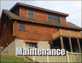  Grandy, North Carolina Log Home Maintenance